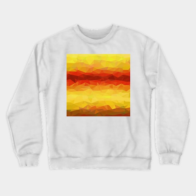 Lava Abstract Crewneck Sweatshirt by denip